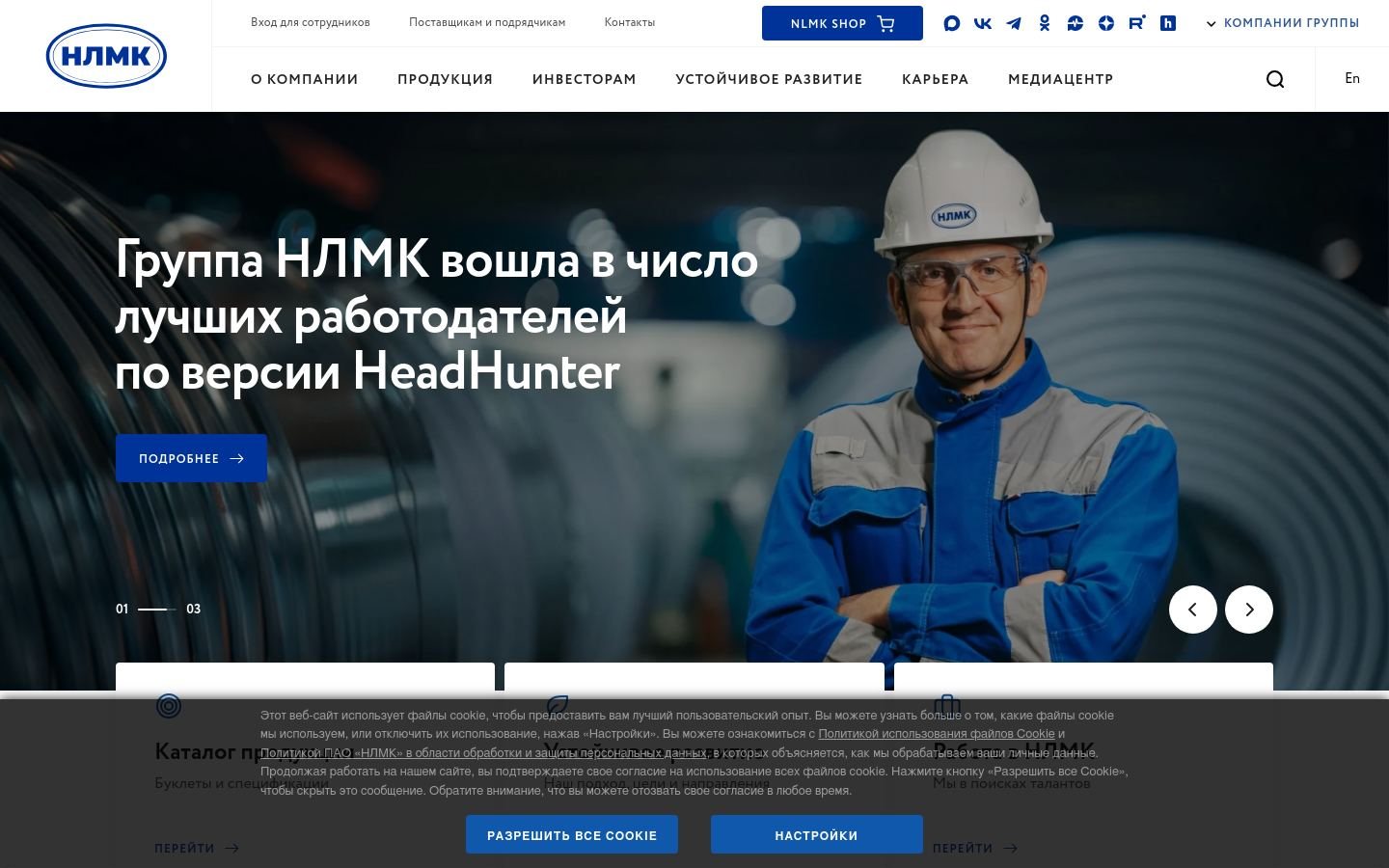 Снимок nlmk.com