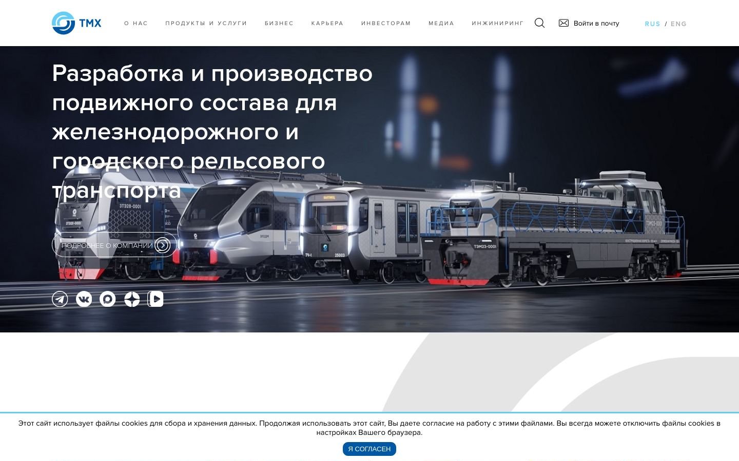 Снимок tmholding.ru