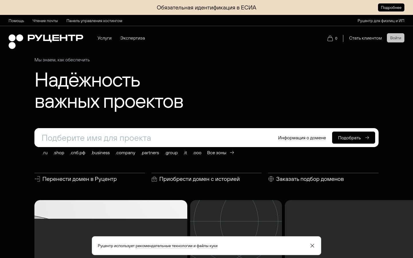 Снимок nic.ru