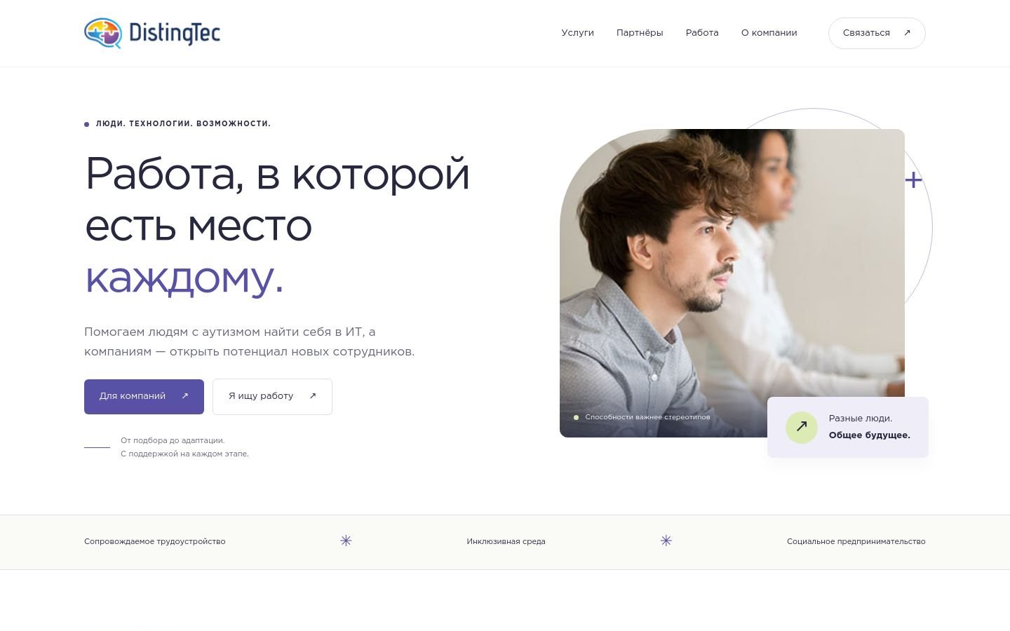 Снимок distingtec.ru