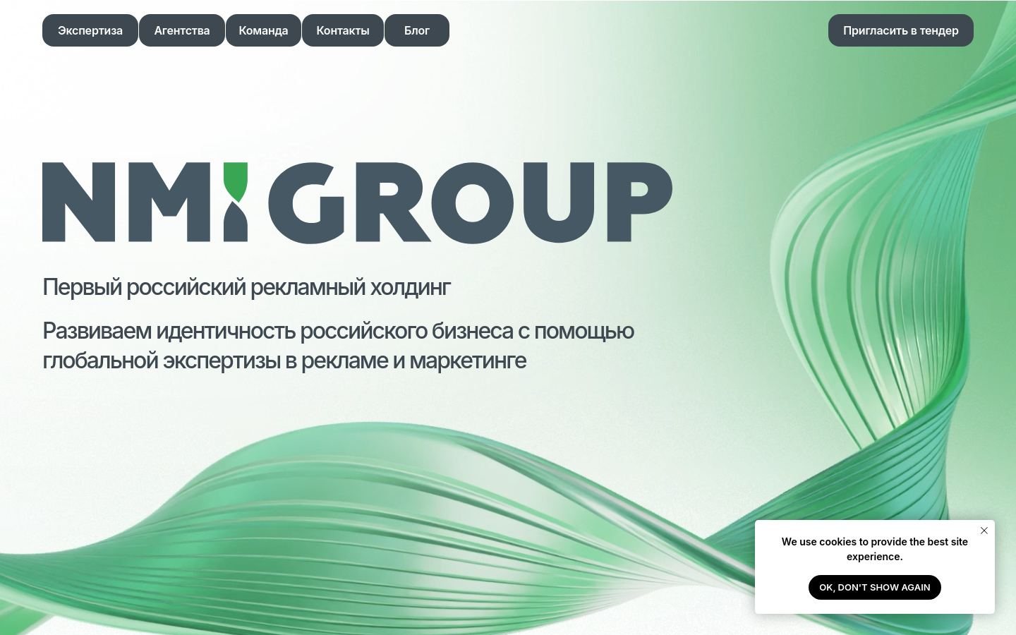 Снимок nmigroup.ru