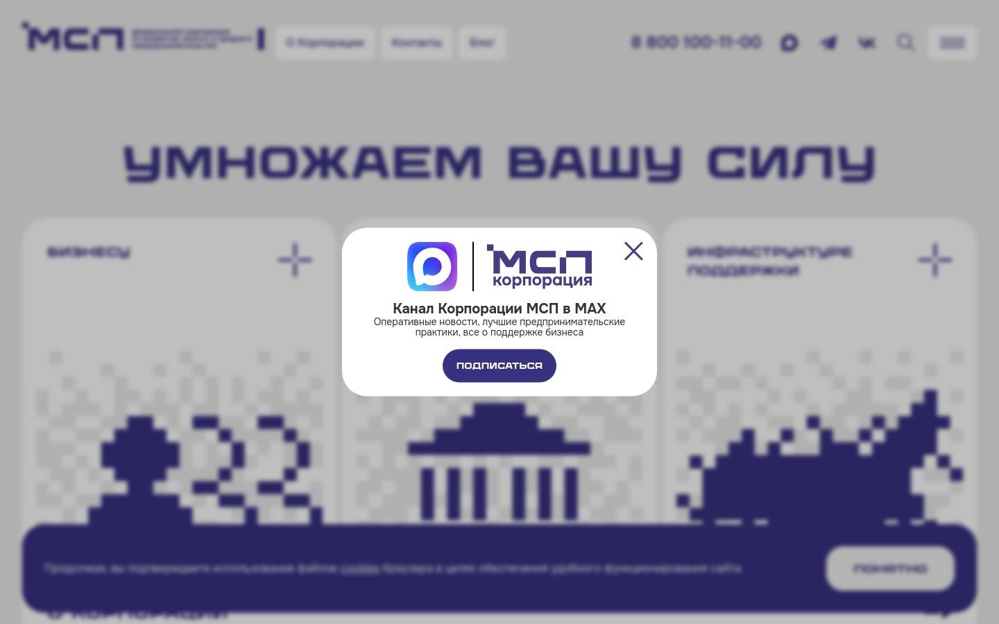 Снимок corpmsp.ru