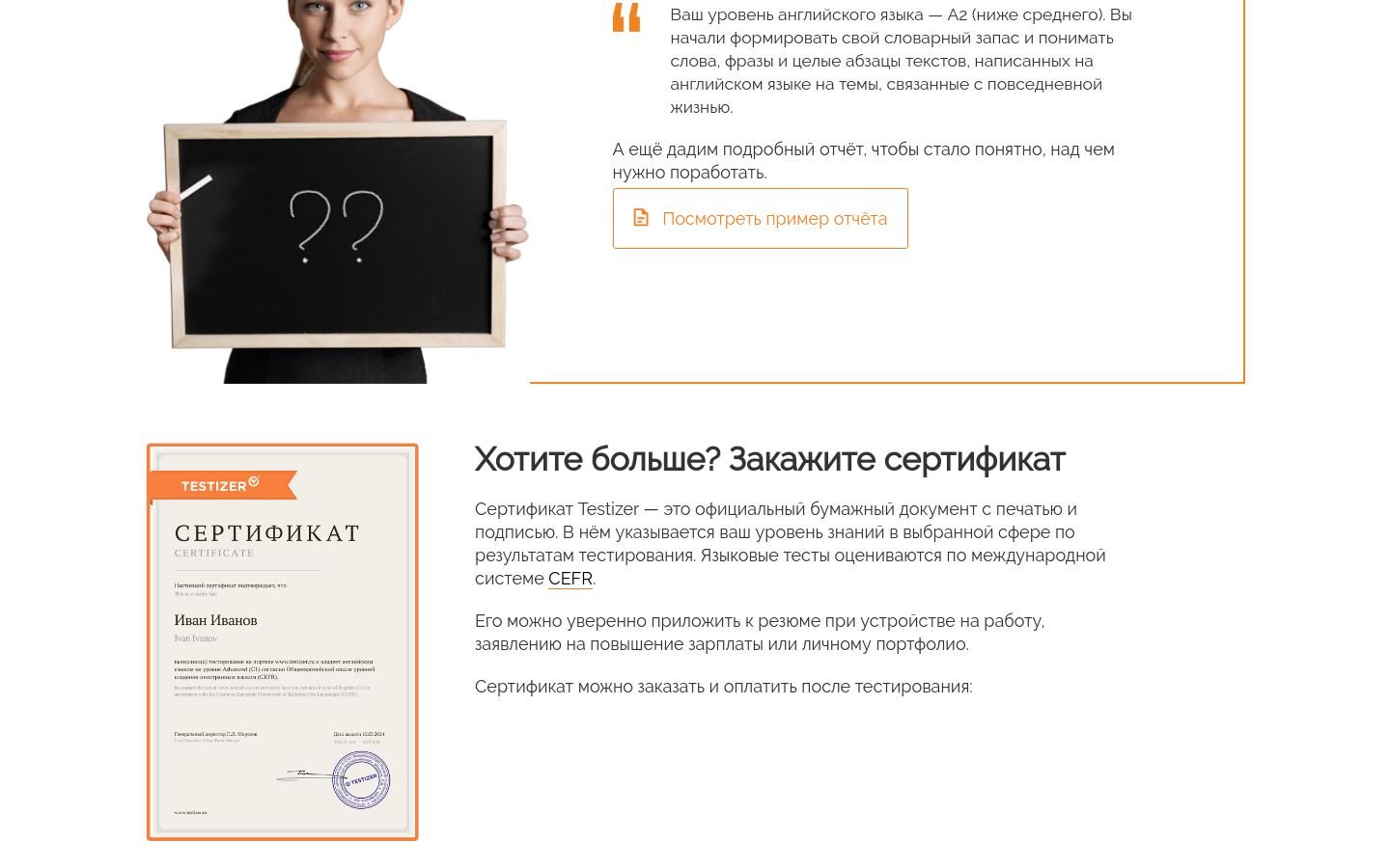 Снимок testizer.ru
