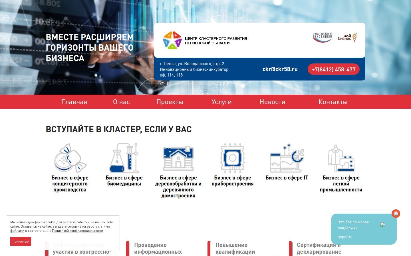Снимок ckr58.ru
