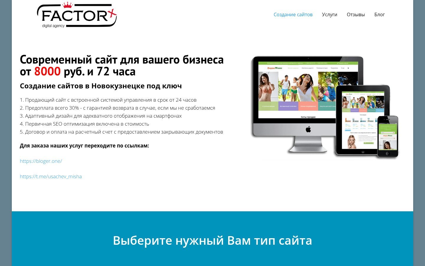 Снимок factorx.su