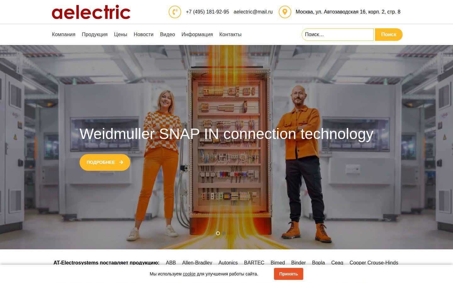 Снимок aelectric.ru