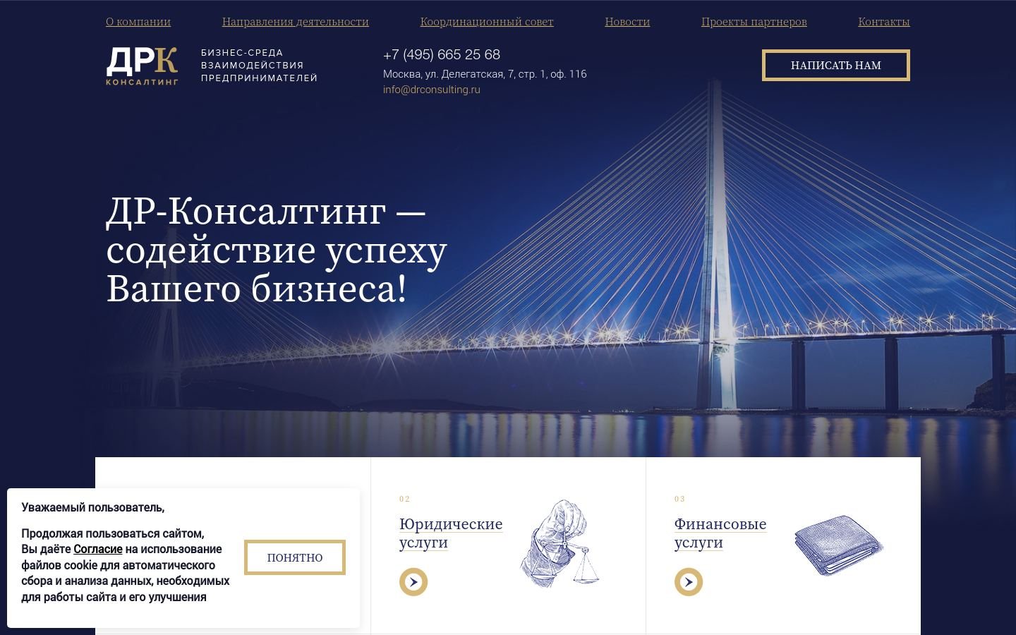 Снимок drconsulting.ru