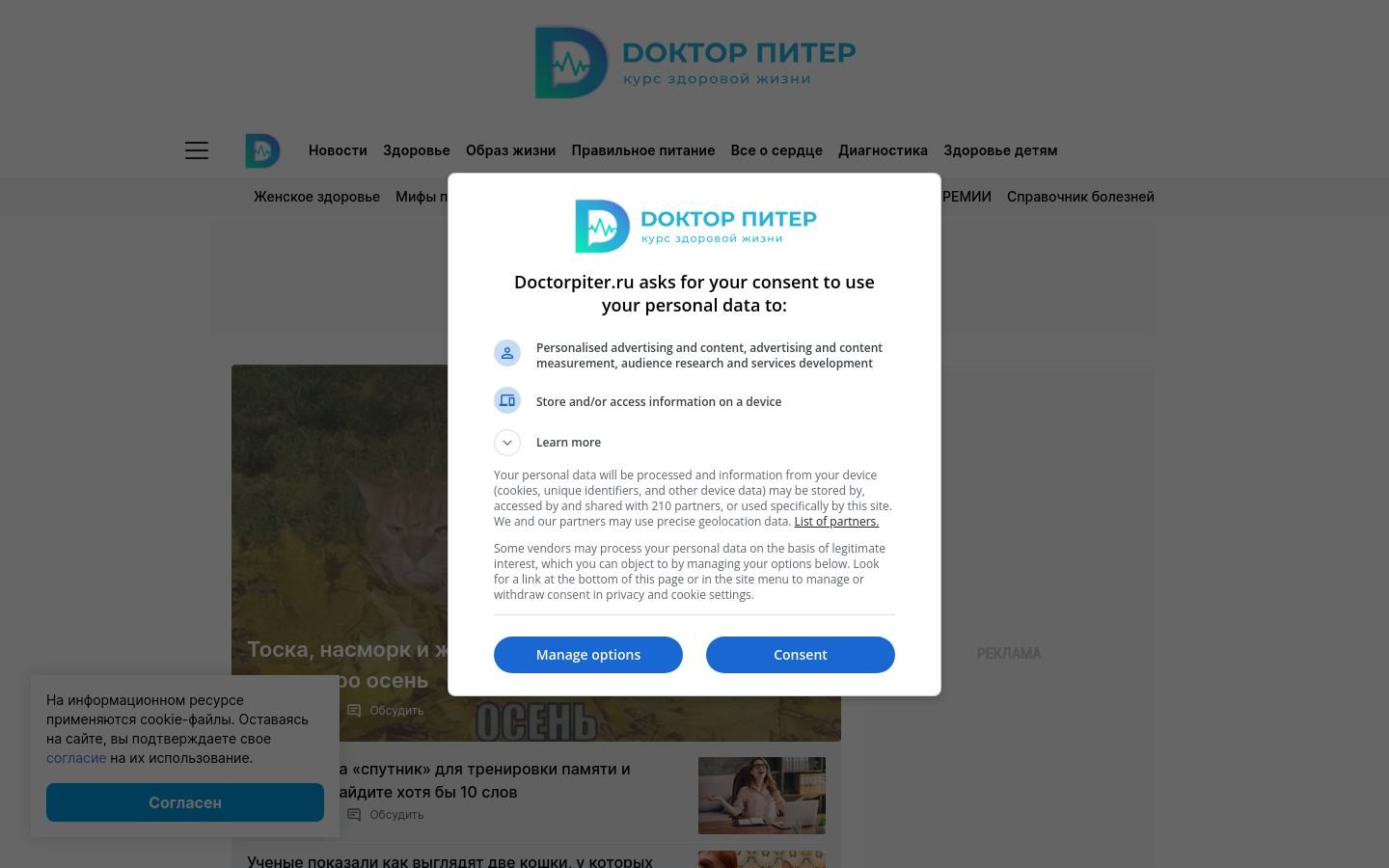 Снимок doctorpiter.ru