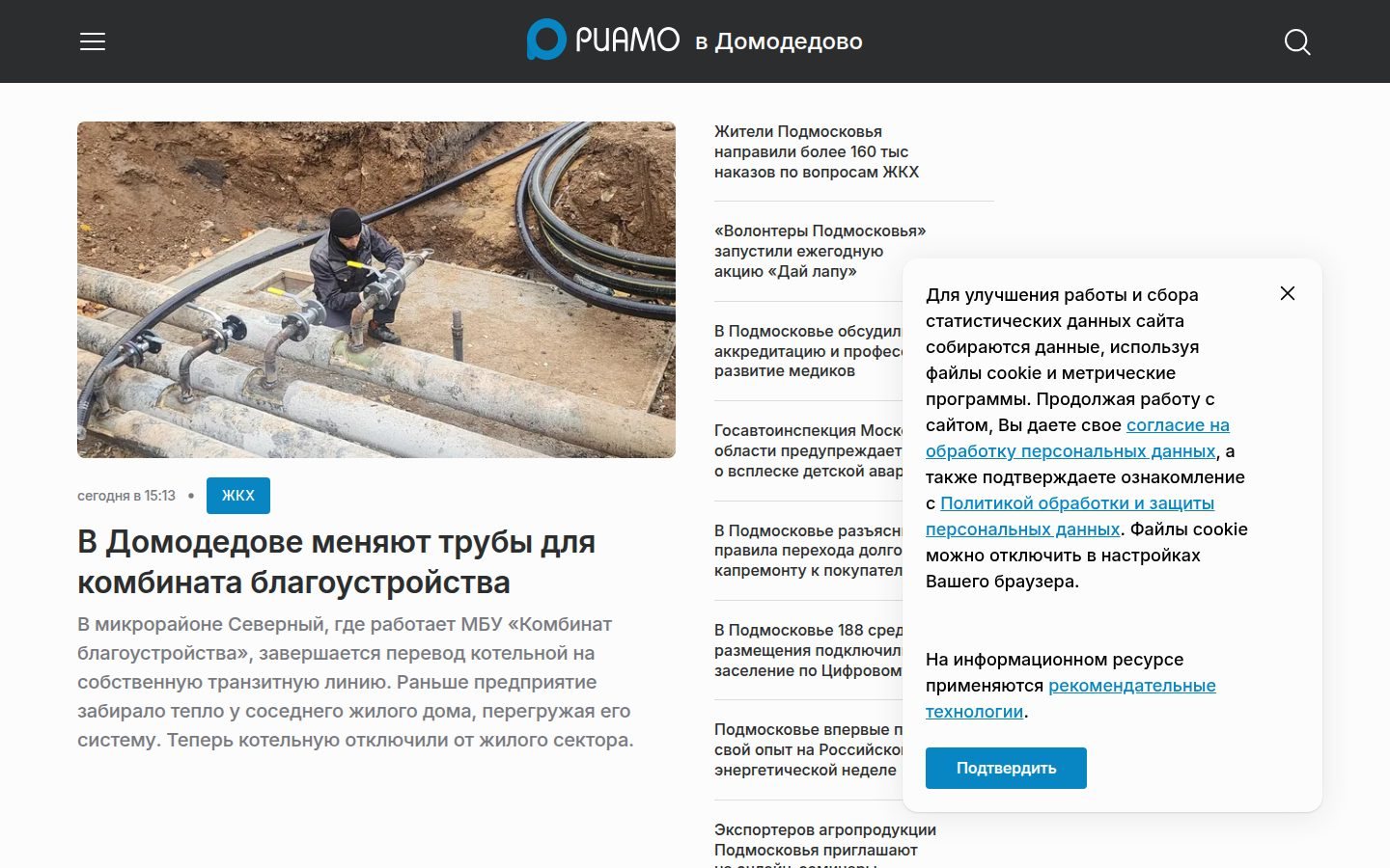 Снимок domodedovoriamo.ru