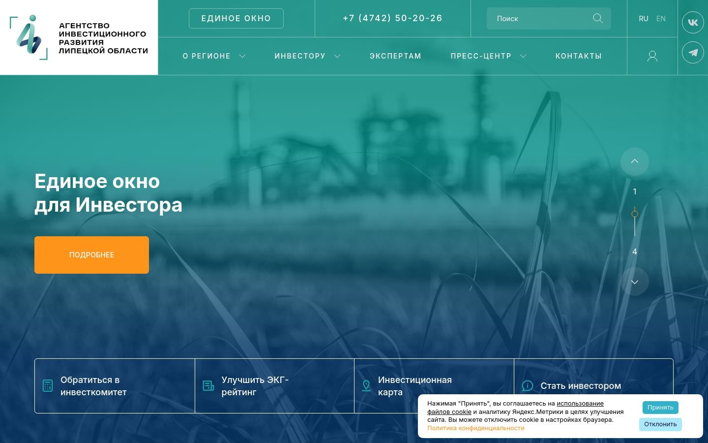 Снимок investinlipetsk.ru