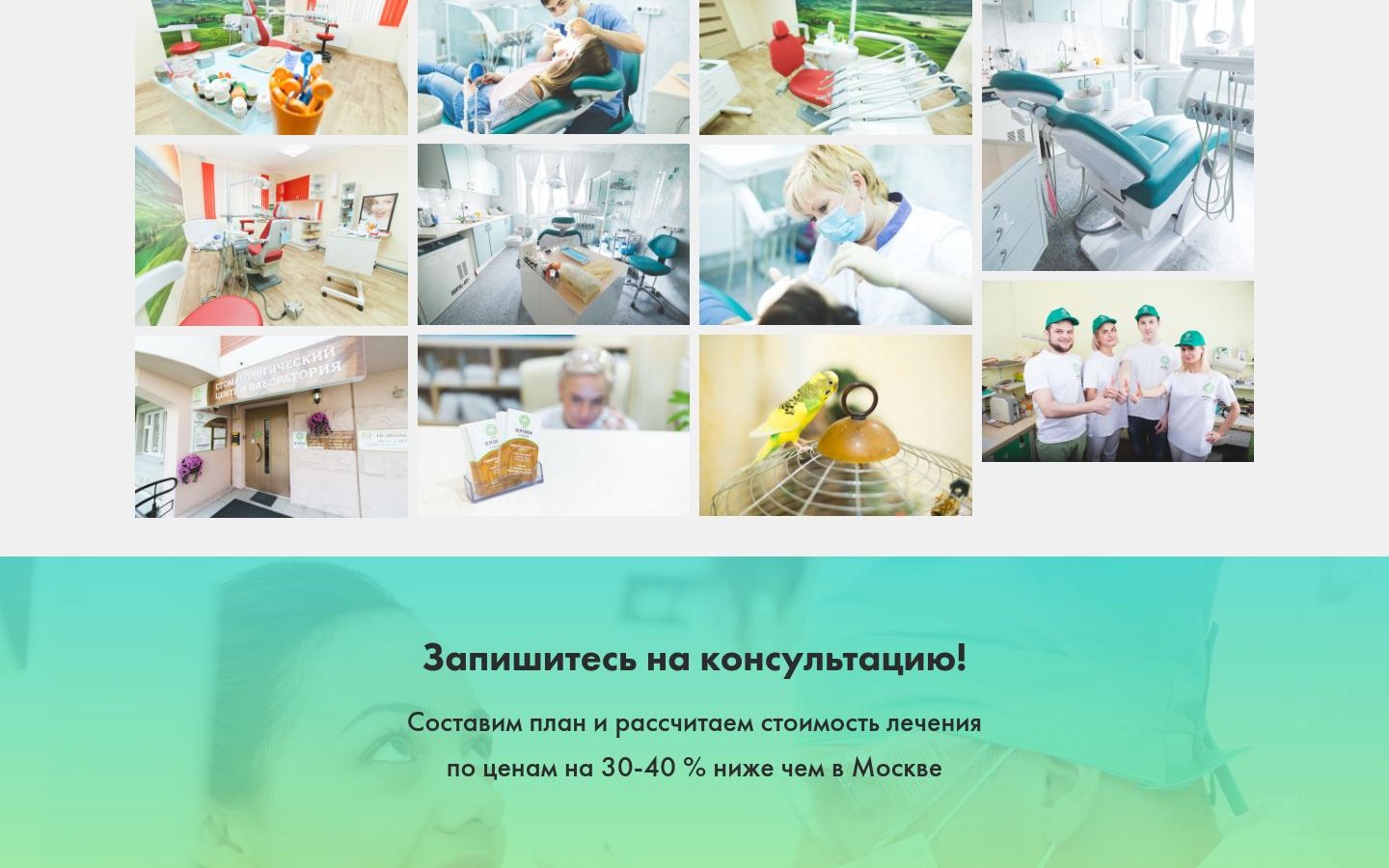 Снимок kronaclinic.ru