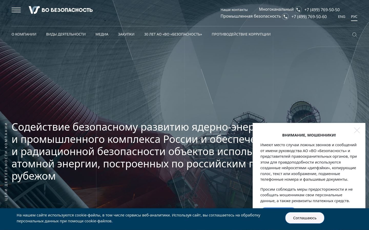 Снимок vosafety.ru