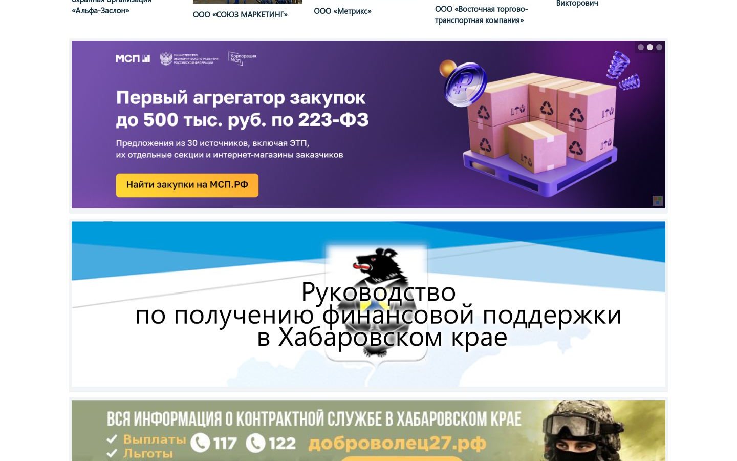 Снимок garantfond27.ru
