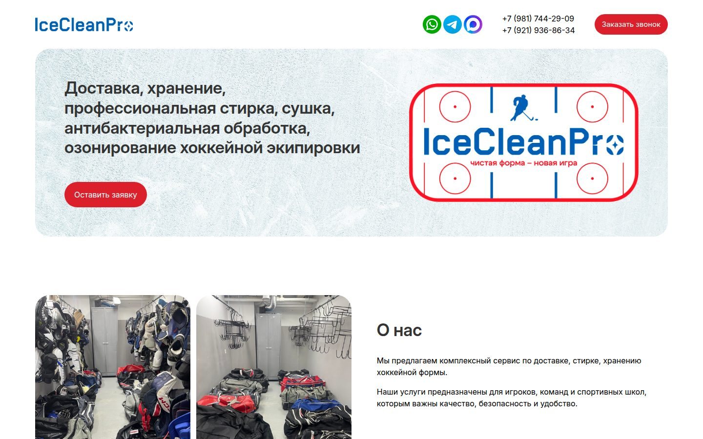Снимок icecleanpro.ru