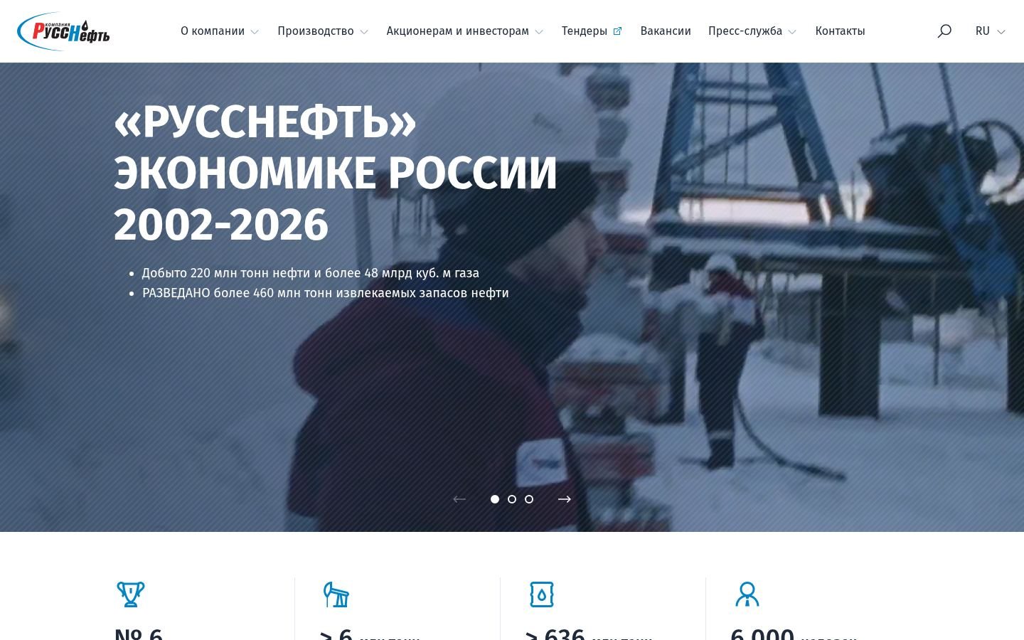 Снимок russneft.ru