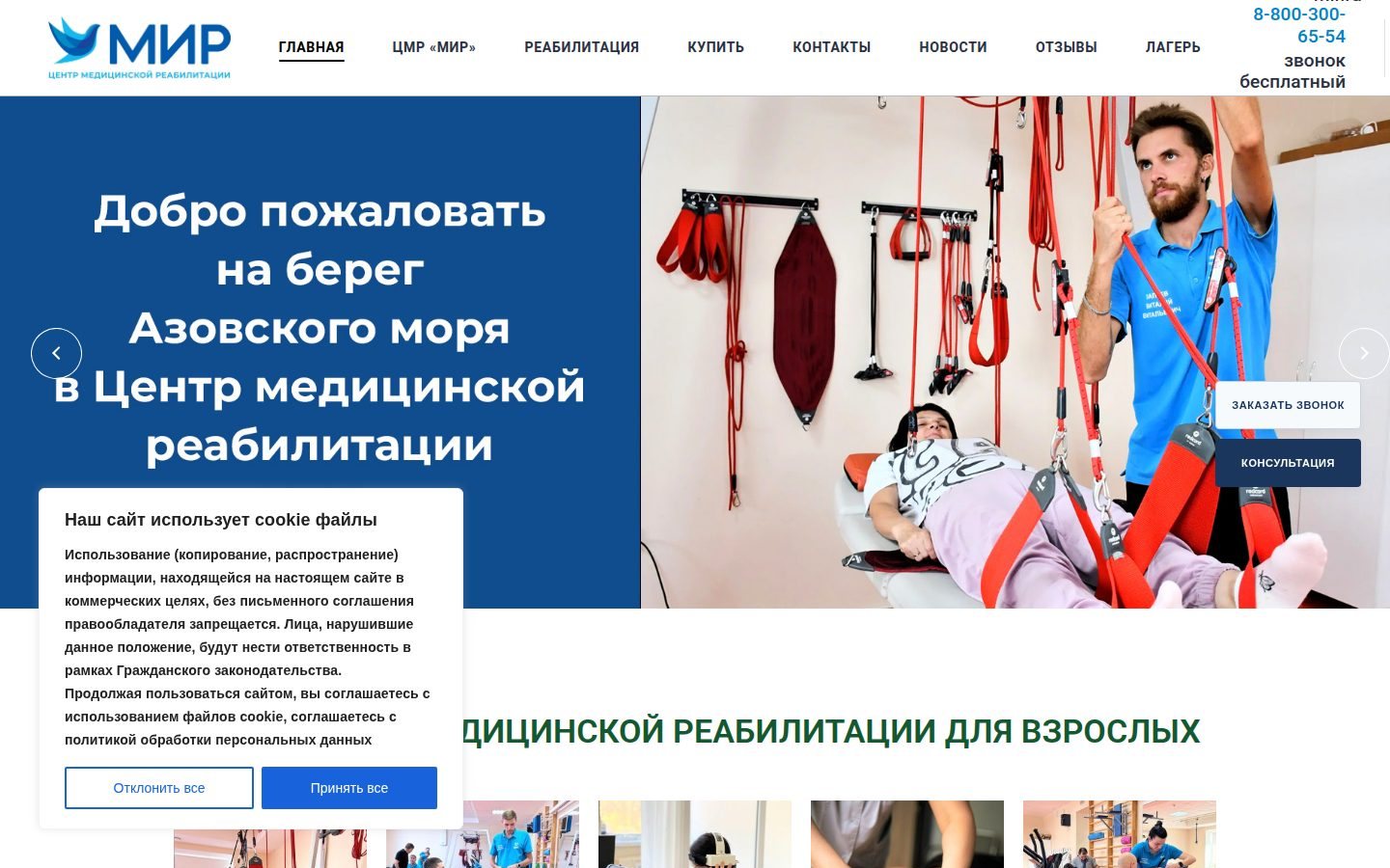 Снимок rehabmir.ru