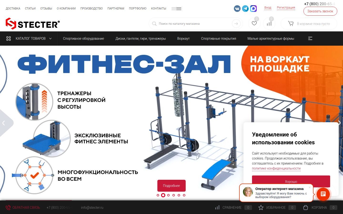 Снимок stecter.ru