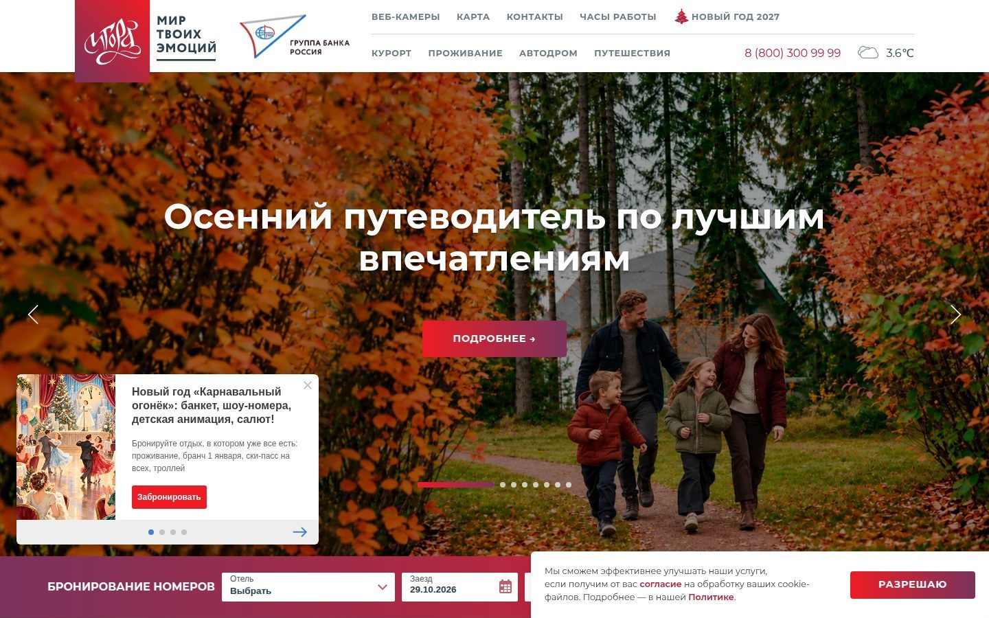 Снимок главной страницы igora.ru