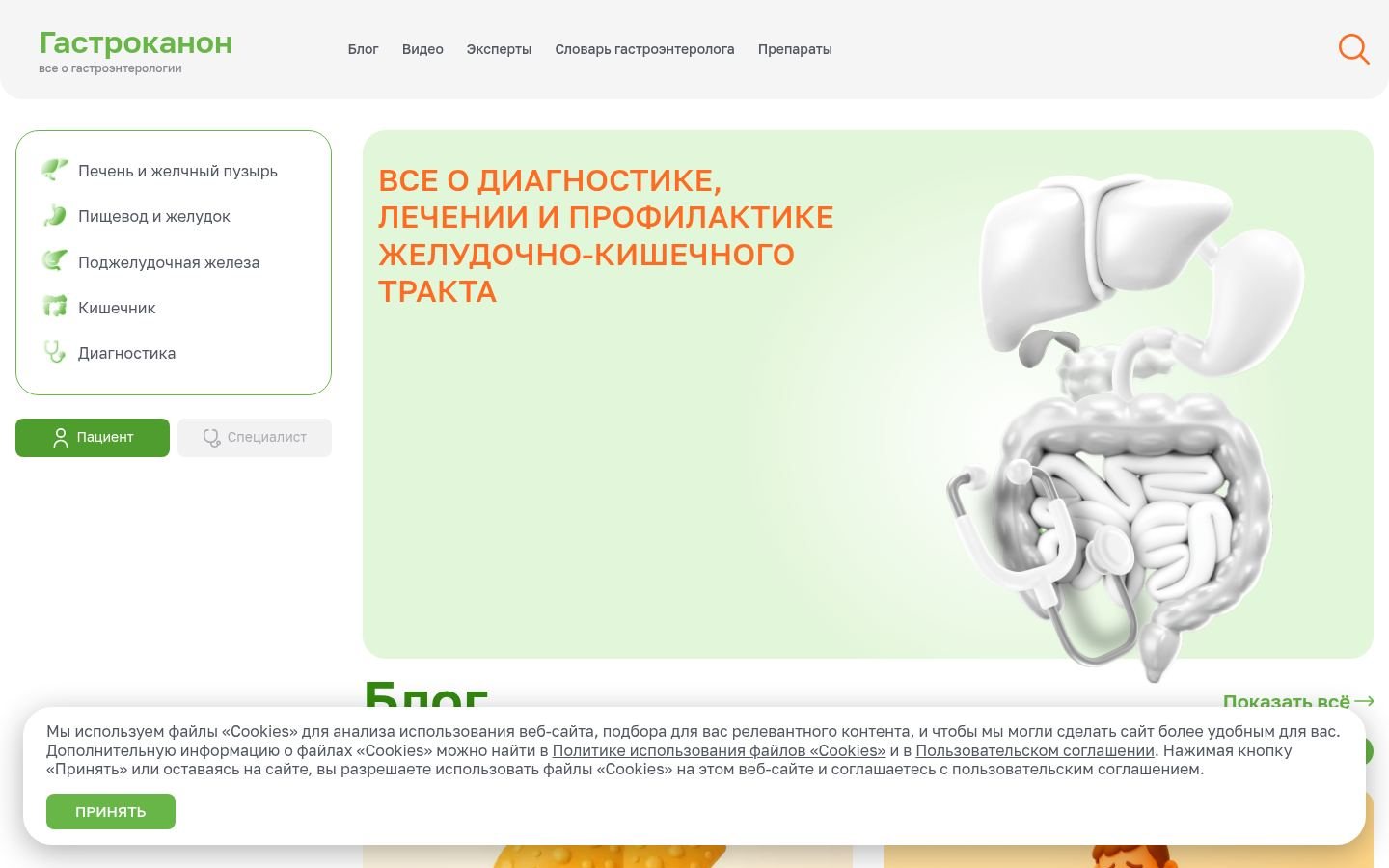 Снимок gastrocanon.ru