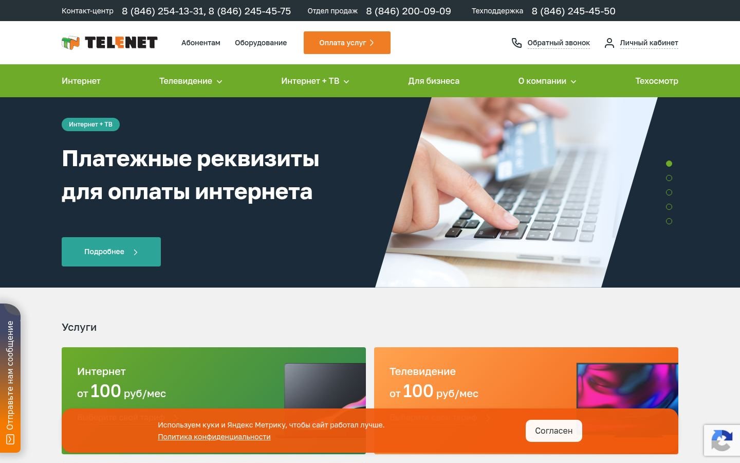 Снимок telenettv.ru